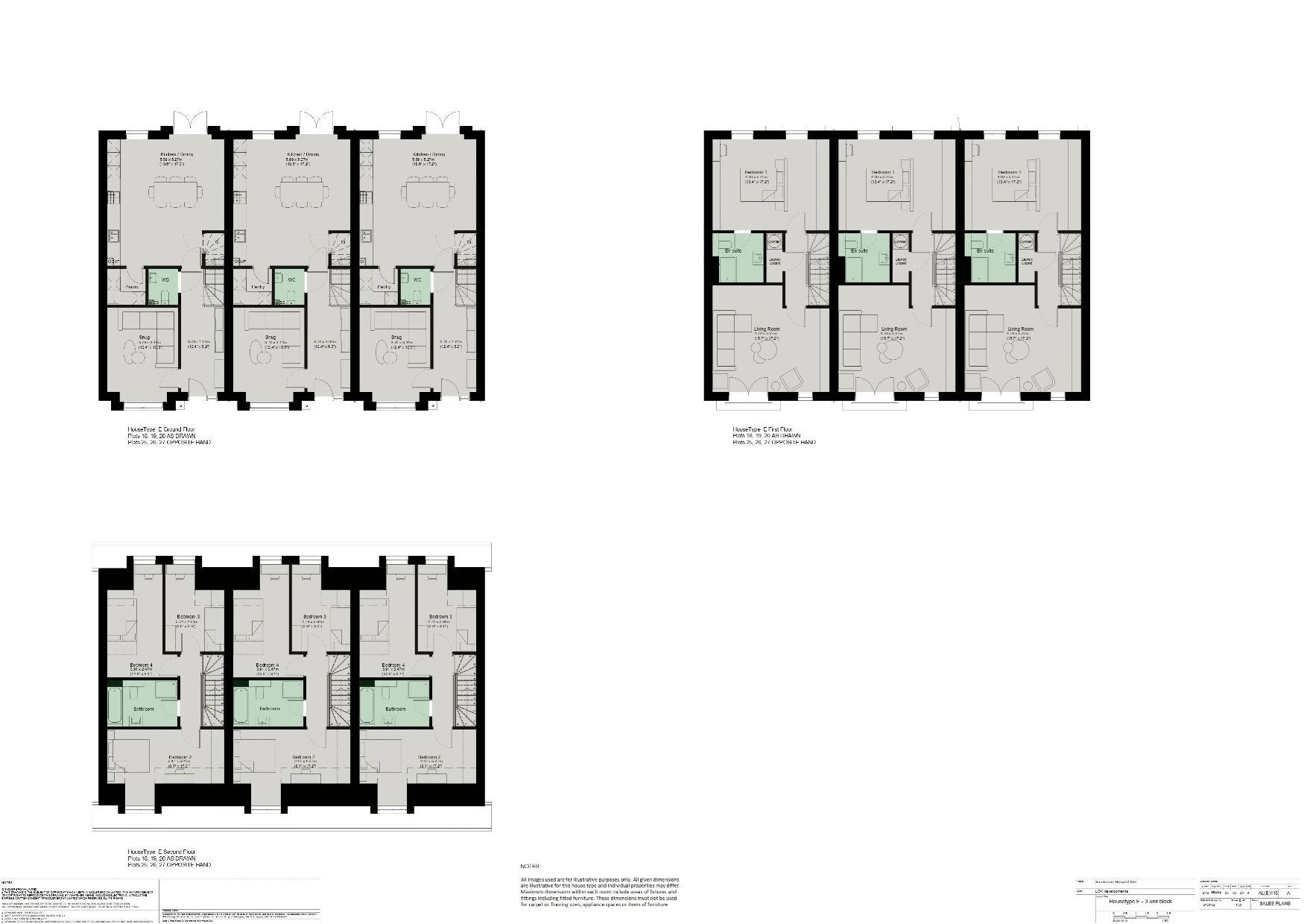 Townhouses, Sycamore Square, Gosforth, Newcastle upon Tyne