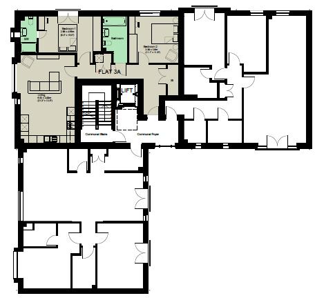 Apartment 3A, Sycamore Square, Gosforth, Newcastle Upon Tyne