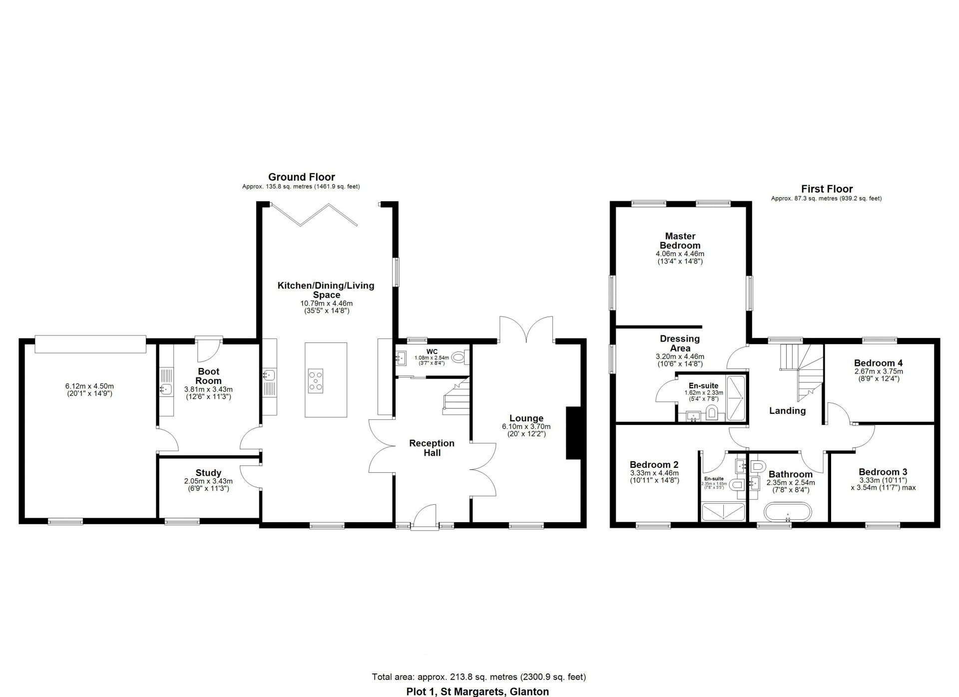 Plot 1, The Melbury, St. Margarets Place, Glanton, Northumberland