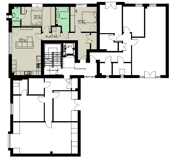 Apartment 6B, Sycamore Square, Gosforth, Newcastle Upon Tyne