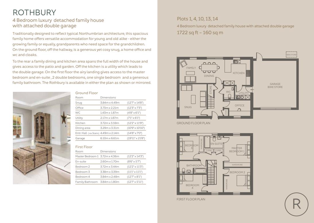 Plot 13, The Rothbury, The Kilns, Thrunton, Alnwick, Northumberland