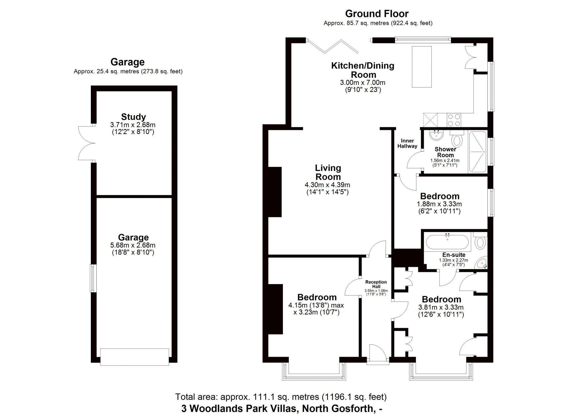 Woodlands Park Villas, North Gosforth, Newcastle Upon Tyne